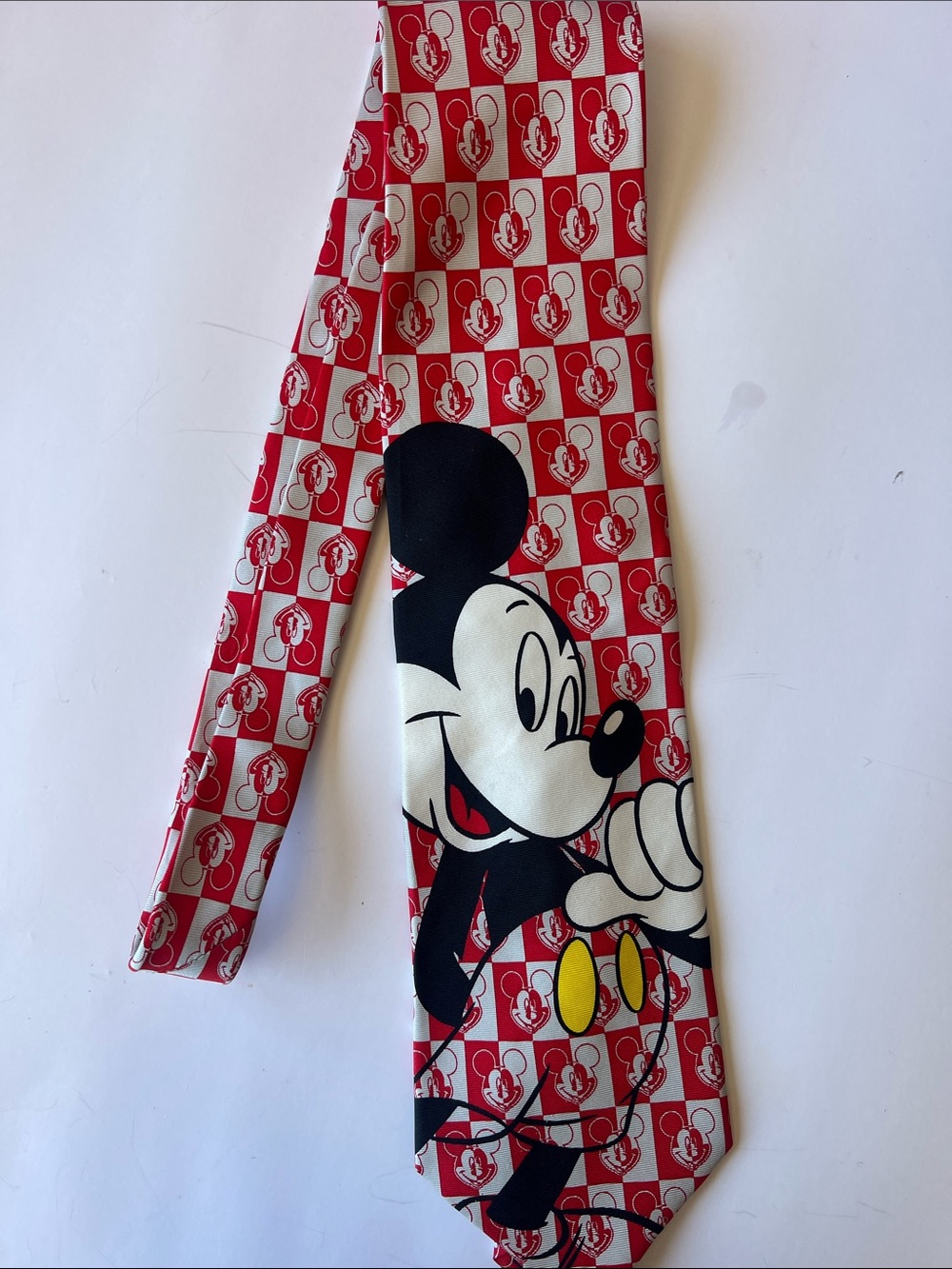 Mickey Mouse Red Novelty Men's Tie